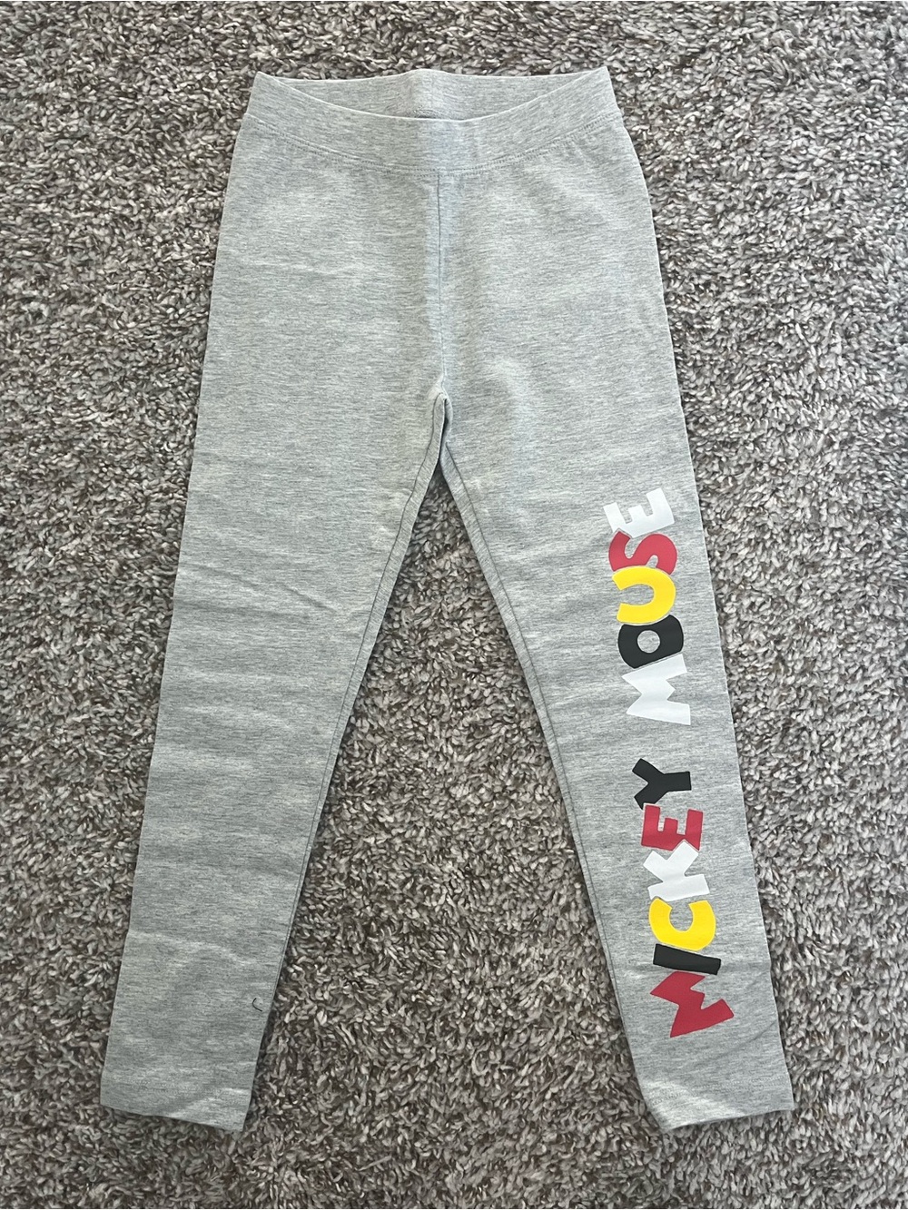 Amazon Essentials Disney Gray Mickey Mouse Kids XS Pants